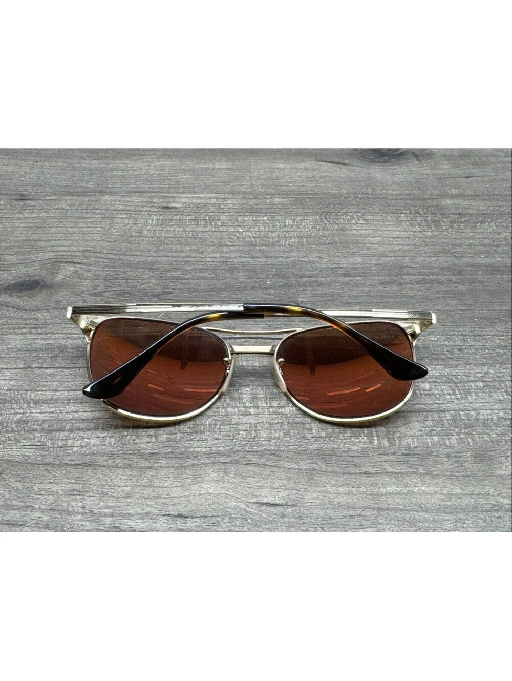 RAY-BAN Signet Sunglasses FRAMES ONLY, BAD LENS RB 3429-M 001 3N Gold 55[]19-135